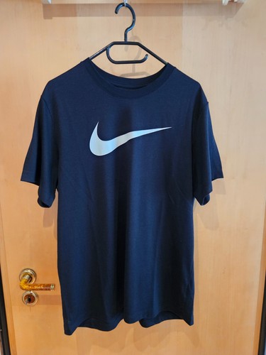 Nike shirt schwarz l - schwarz, gr.