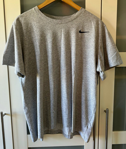 Nike herren shirt grau - t-shirt,